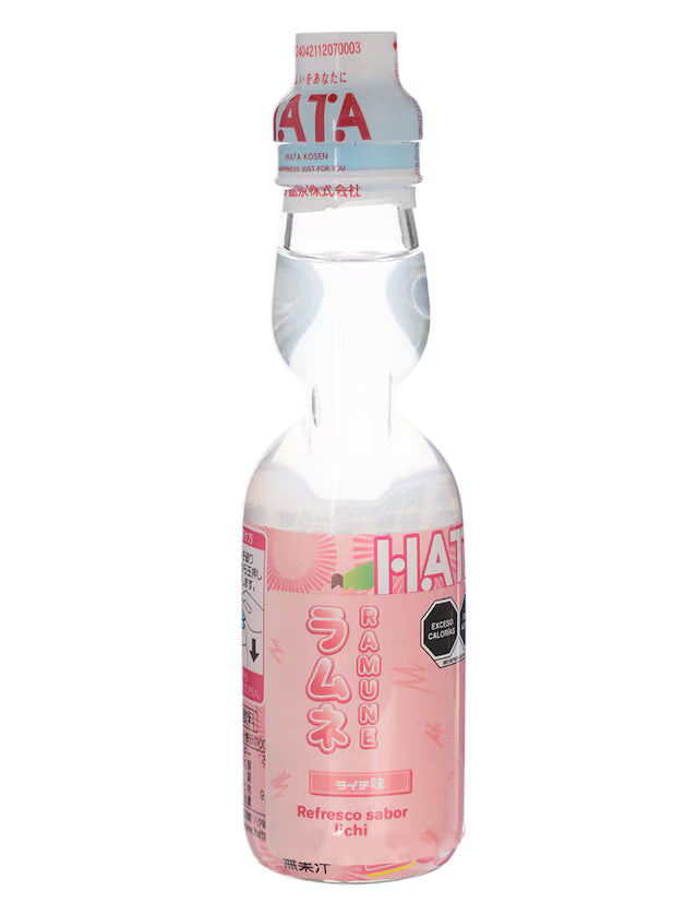Bebida Japonesa Ramune – Refrescante con Burbuja Tradicional (Litchi)