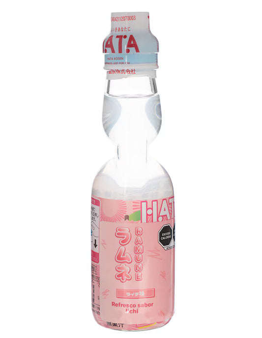 Bebida Japonesa Ramune – Refrescante con Burbuja Tradicional (Litchi)